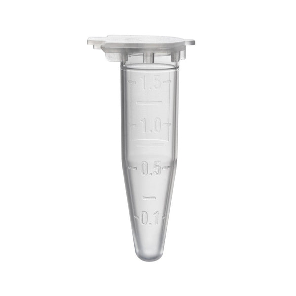 Microcentrifuge Tube, Lid-Lock Cap, Sterile, 2mL, 500/unit