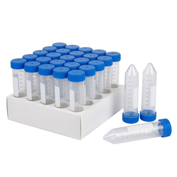 Metal Free Conical Centrifuge Tube, Screw Cap, Sterile, 50mL, 500/unit