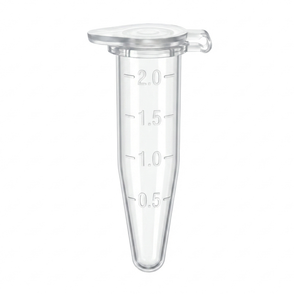 Microcentrifuge Tube, Snap Cap, Sterile, 2mL, 500/unit