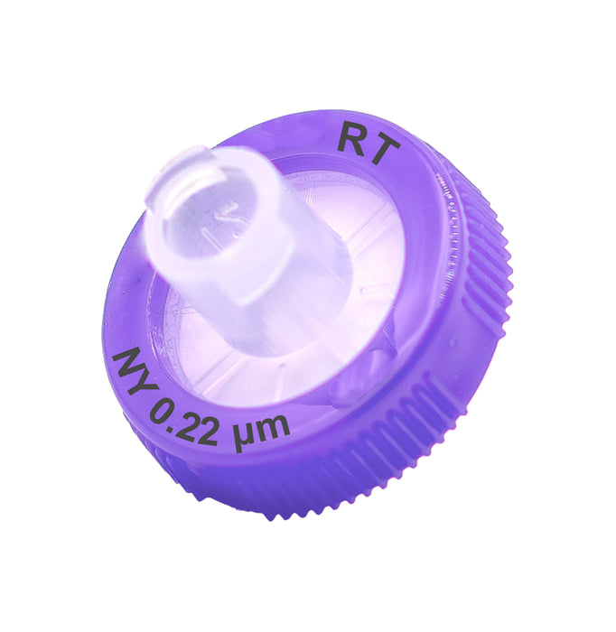Nylon, Single Layer (RT), Non-Sterile,  Syringe Filter, 0.22um, 13mm Diameter, 100/unit