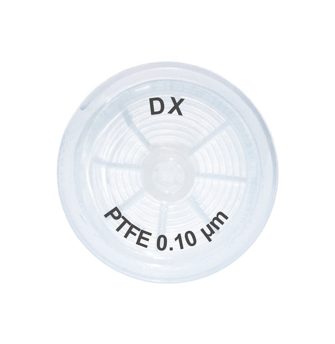 PTFE Single Layer (DX) Non-Sterile, Syringe Filter, 0.10um, 13mm Diameter, 100/unit