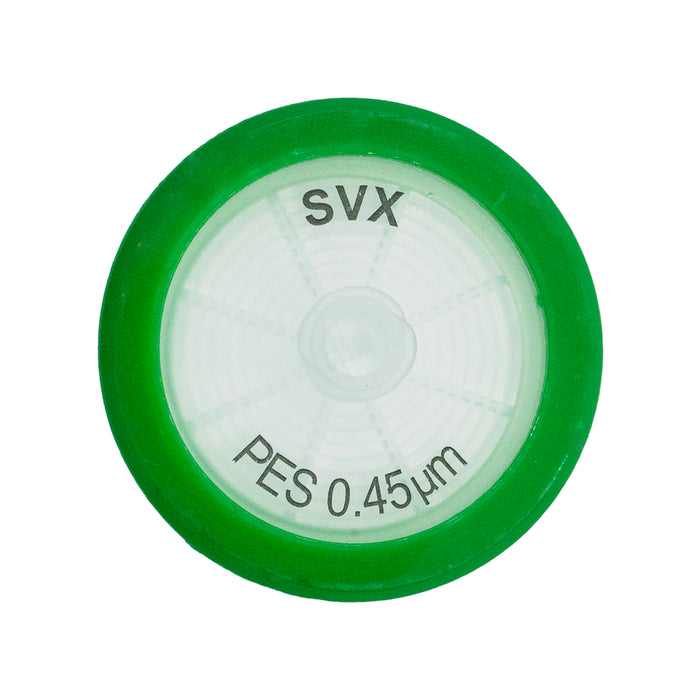 PES Triple Layer (SVX) Non-Sterile Syringe Filter, 0.45umm, 33mm Diameter, 100/unit