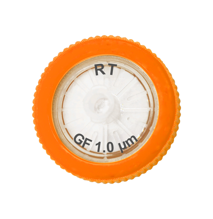 Glass Fiber Single Layer (RT) Non-Sterile, Syringe Filter, 1.00um, 25mm Diameter, 100/Unit