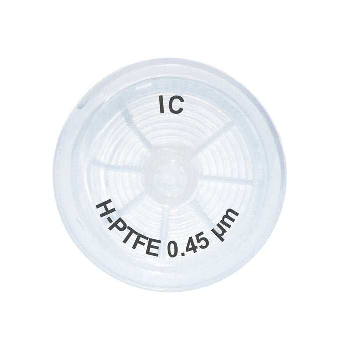 High Purity Ion Chromatography, Single Layer, Non-Sterile, Syringe Filter, 0.45um, 25mm Diameter, 50/unit