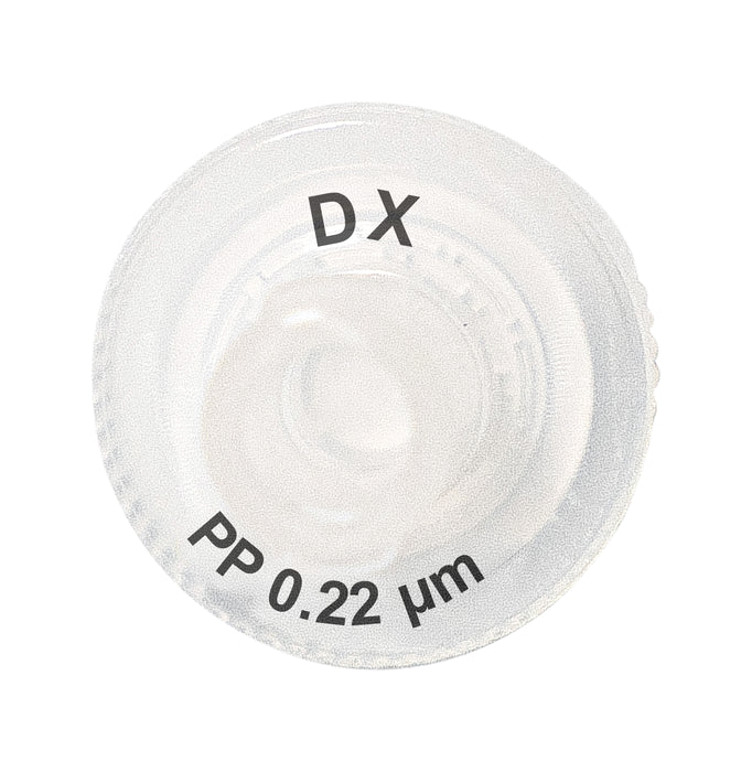 Polypropylene, Single Layer (DX) Non-Sterile, Syringe Filter, 0.22um, 13mm Diameter, 100/unit