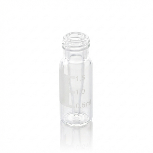 Screw Top, 9-425, Clear Insert Vials, Patch, 0.25mL, 100/unit