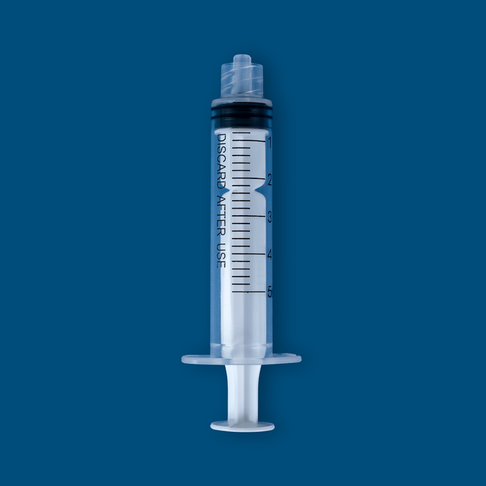 5mL Luer Lock Disposable Syringe, Non-Sterile, 100/unit - Filtrous