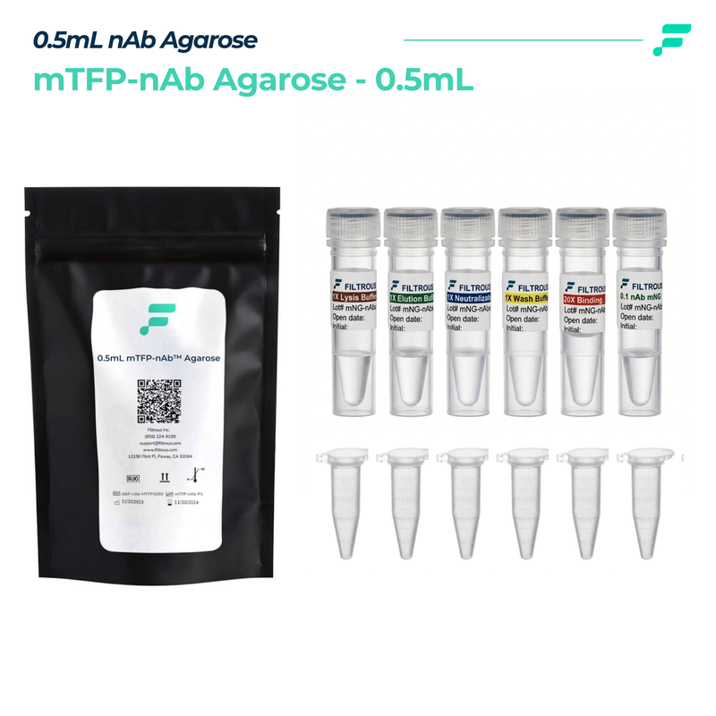 Magnetic Agarose Nanobody, mTFP, Co-Immunoprecipitation, 0.5mL, 1/unit