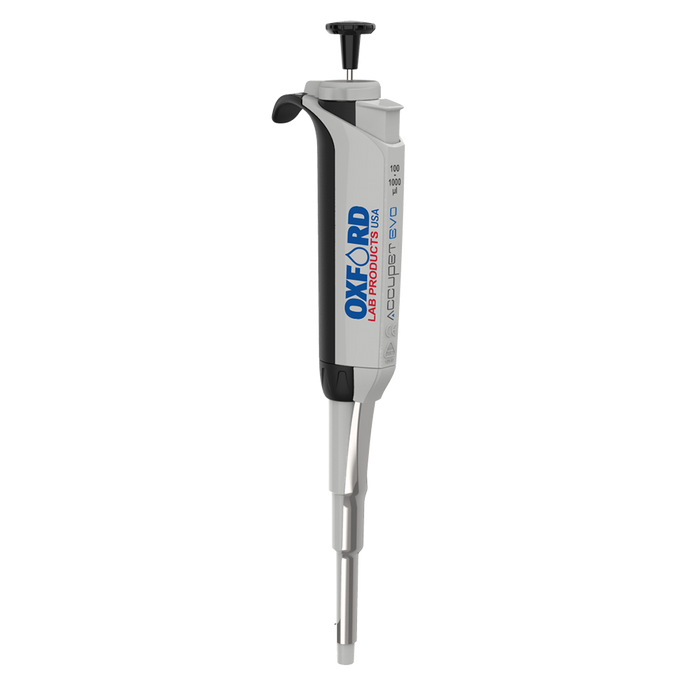 10-100uL, Oxford Accupet Evo Single Channel Pipette, 1/unit