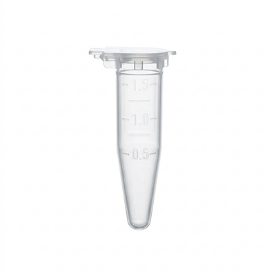 Microcentrifuge Tube, Lid-Lock Cap, Sterile, 1.5mL, 500/unit