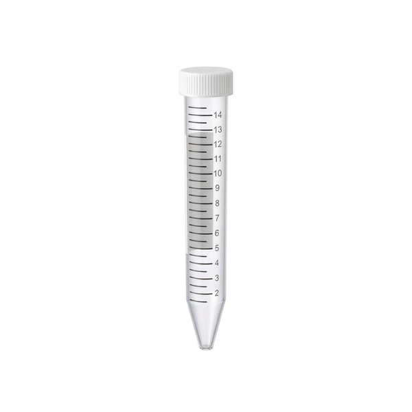 Metal Free Conical Centrifuge Tube, Screw Cap, Sterile, 15mL, 500/unit