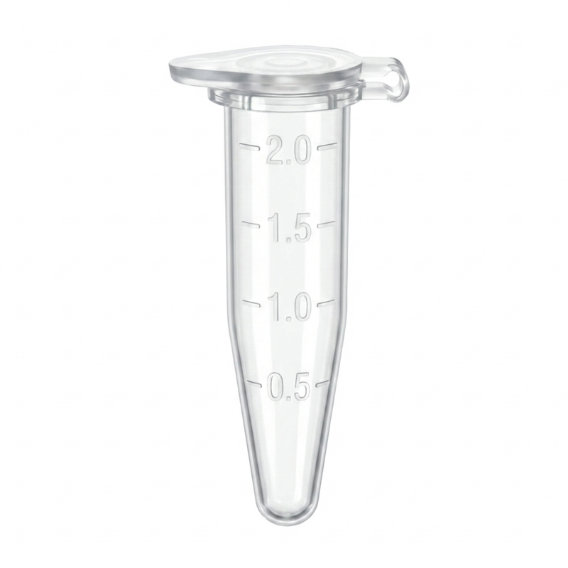 Microcentrifuge Tube, Snap Cap, Sterile, 2mL, 500/unit