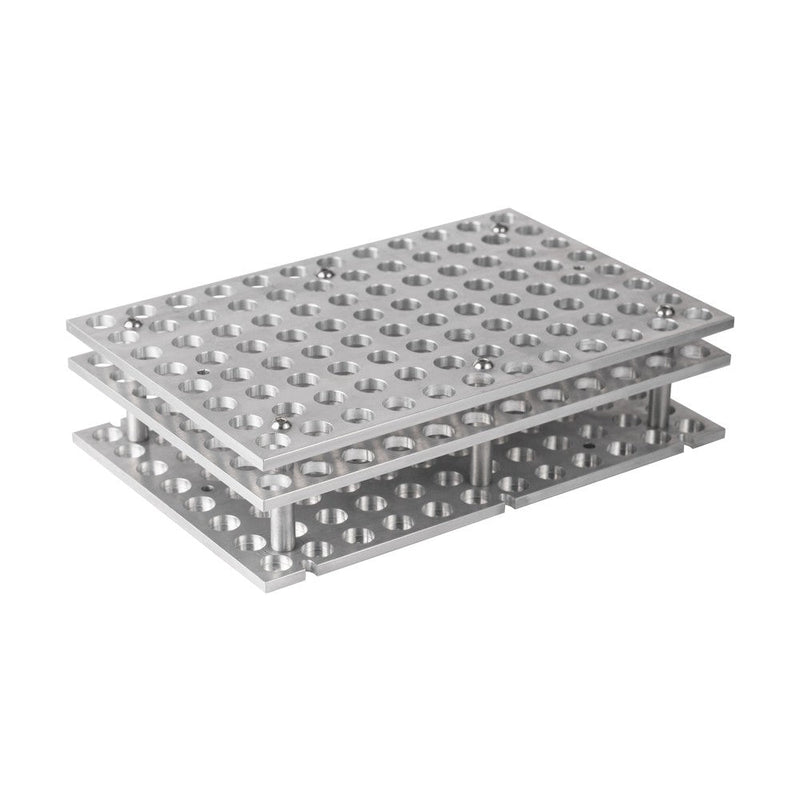 96-Well Aluminum Block for 10mL Tube, 1/unit