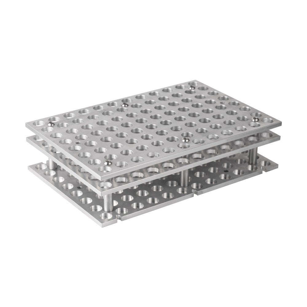 96-Well Aluminum Block for 10mL Tube, 1/unit | Filtrous