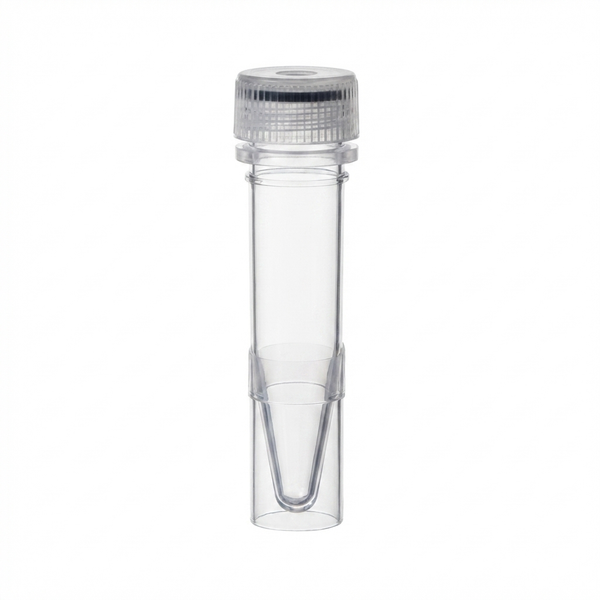 Screw Cap Tube, Polypropylene, Standing, Sterile, 2.0mL, 5000/unit