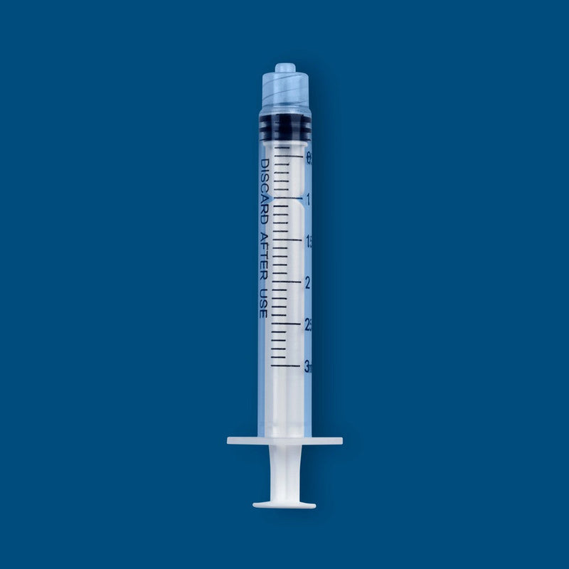Luer Lock Syringe, Sterile, 3mL, 100/unit
