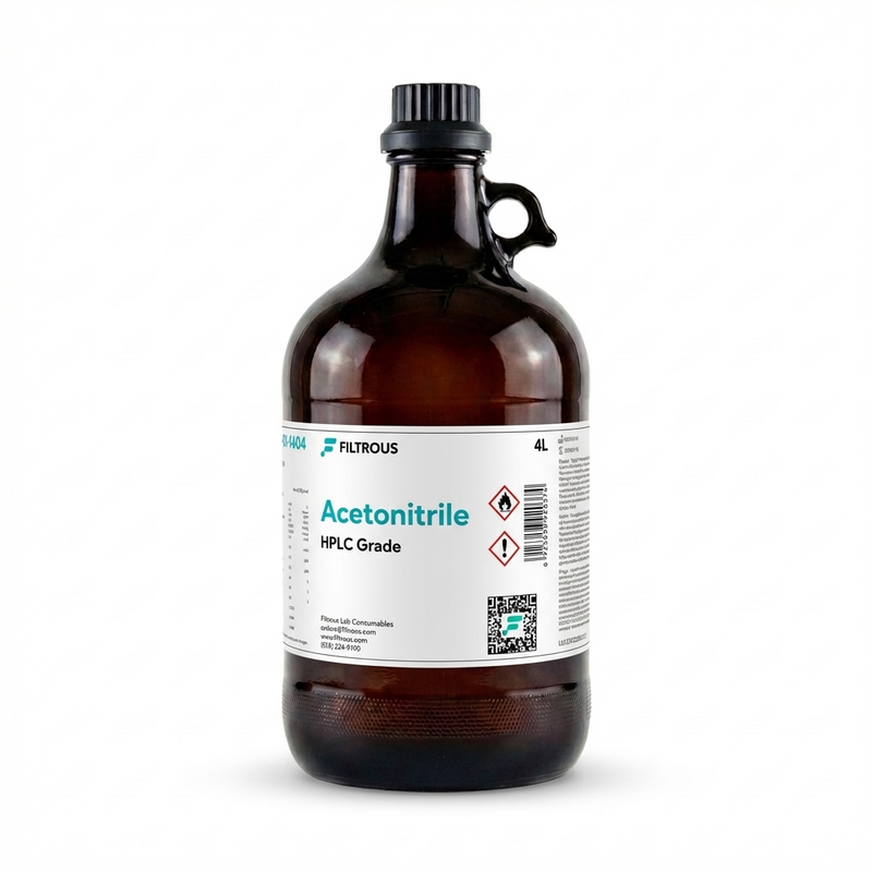 Elixous Acetonitrile, HPLC Grade, 4 X 4L
