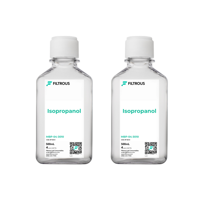 Elixous Isopropanol, Molecular Grade, 1L (Two 500mL Bottles)