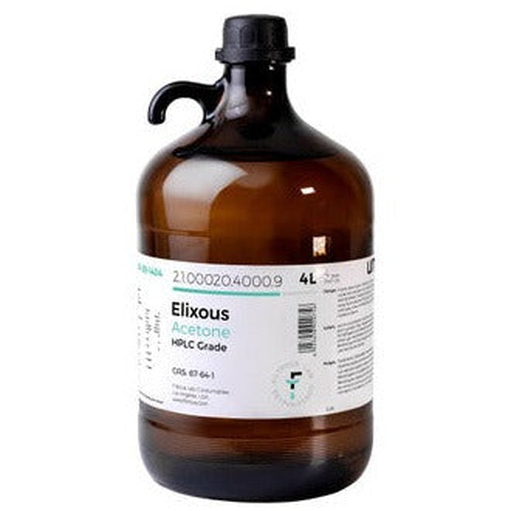 Elixous Acetone, HPLC Grade, 4 x 4L