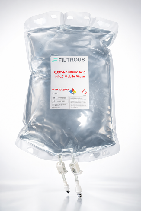 0.005N Sulfuric Acid HPLC Mobile Phase, 7L