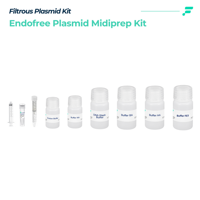 Endofree Plasmid Midiprep Kit, 25 preps/unit