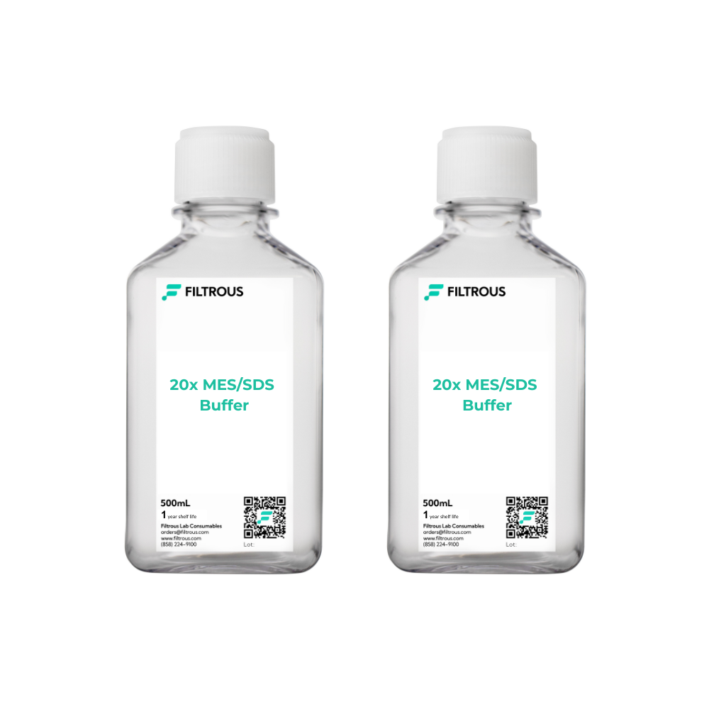 20X MES SDS Running Buffer, pH 7.3, 1L | Filtrous