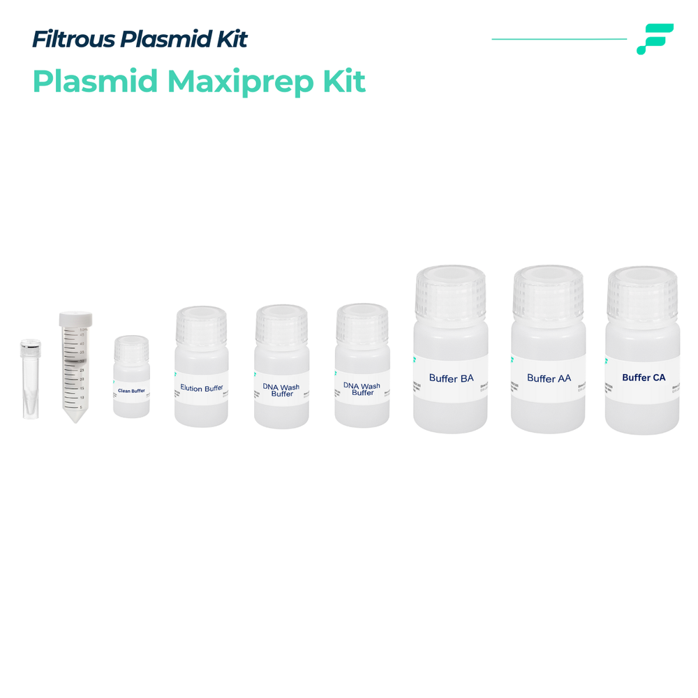 Plasmid Maxiprep Kit, 25 preps/unit - Filtrous