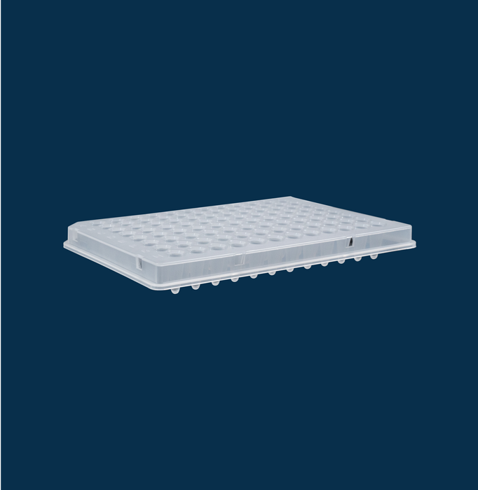 Low Profile qPCR 96 Well Plate, Semi Skirt, 0.1mL, 50/unit