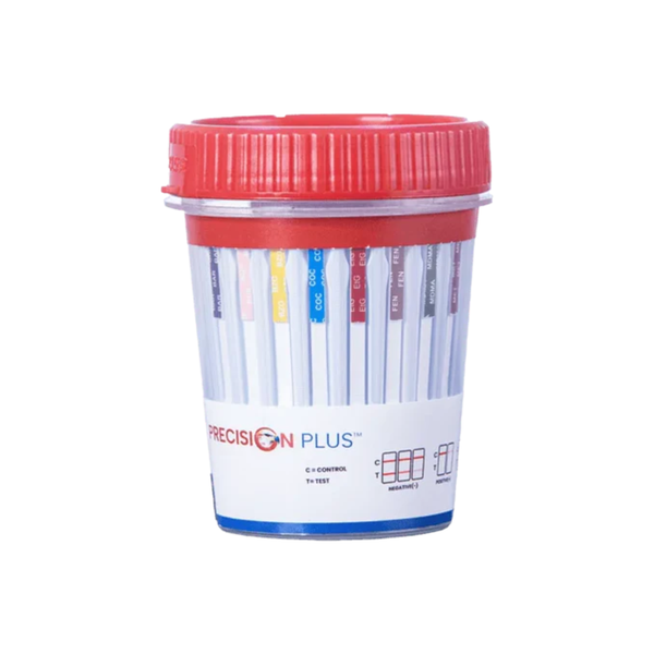 Drug Test Cup, Precision Plus w/ AD, FEN, ETG, 12 Panel, Forensic Use Only, 25/unit