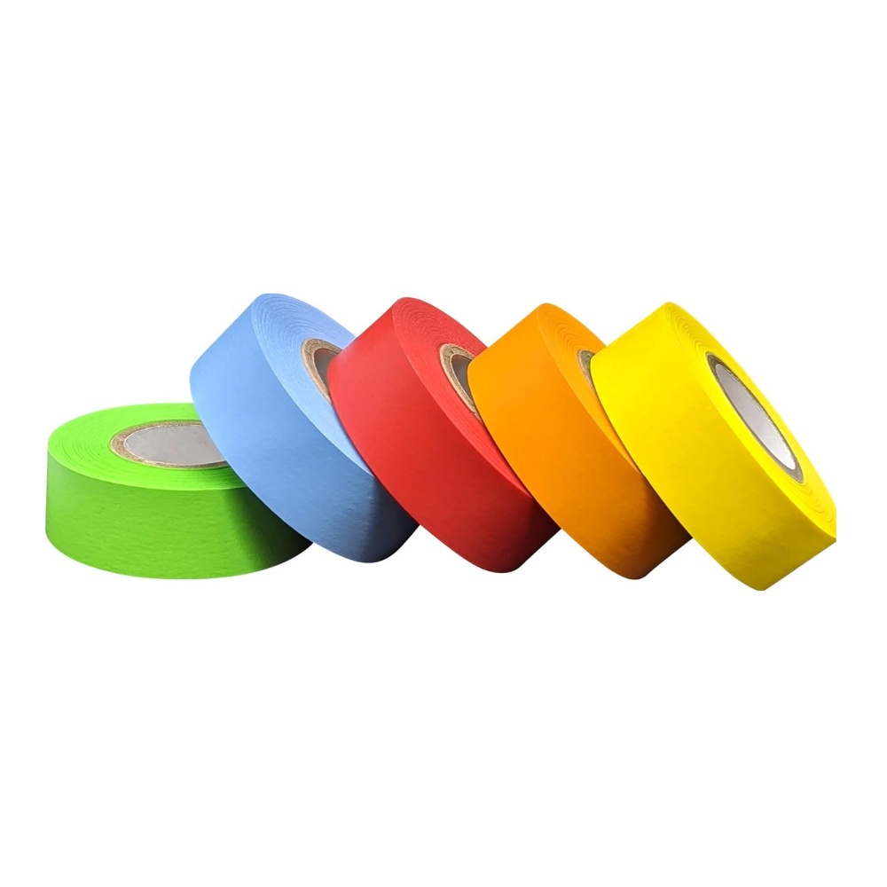 3/4 x 500 inch Wide Rainbow Labeling Tape, 7 Colors, 16 Rolls/unit