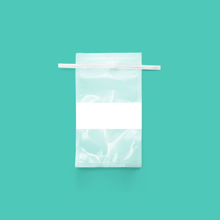 4oz (118mL) Sample Bags w/ Write-on Patch, Sterile, 500/unit
