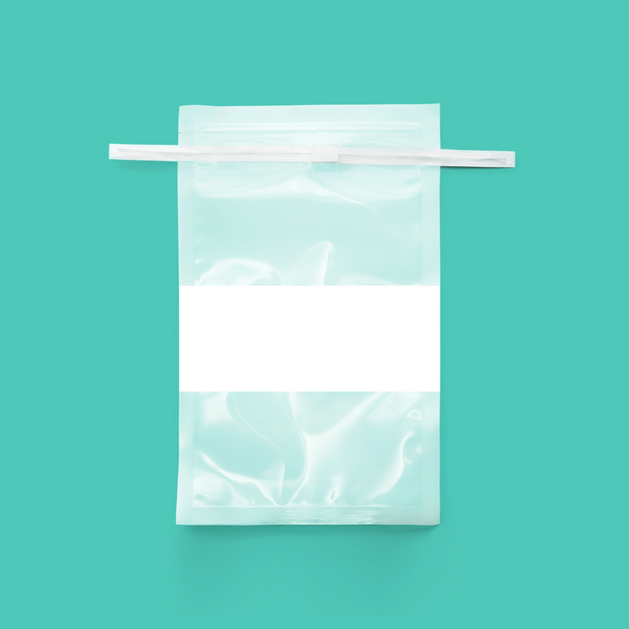 7oz (207mL) Sample Bags w/ Write-on Patch, Sterile, 500/unit