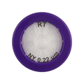 Nylon, Single Layer (RT) Syringe Filter, Non-Sterile, 0.22um, 25mm, 100/unit