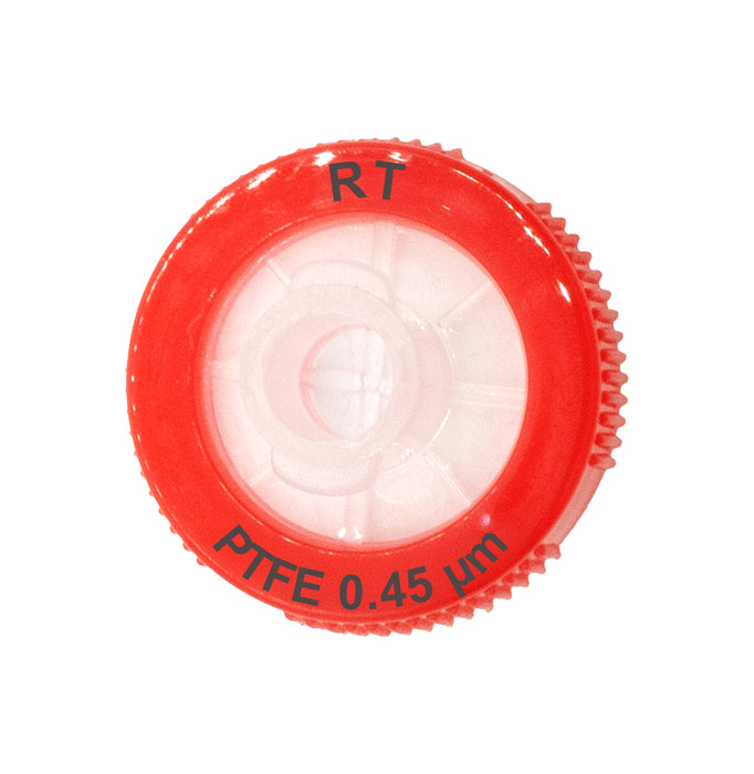 PTFE Single Layer (RT) Non-Sterile, Syringe Filter, 0.45um, 100/unit