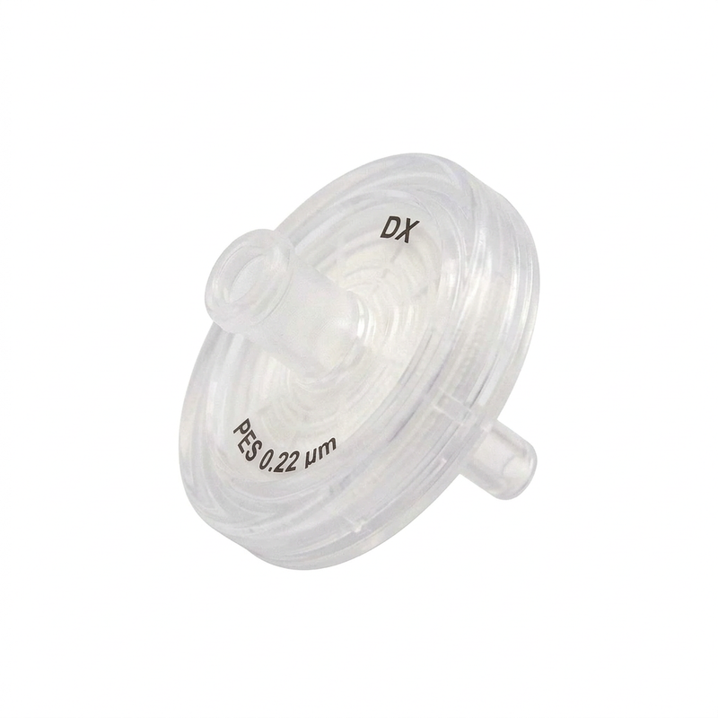 PES, Single Layer (DX) Syringe Filter, Non-Sterile, 0.22um, 25mm, 100/unit