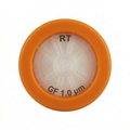 Glass Fiber, Single Layer (RT) Syringe Filter, Non-Sterile, 1.00um, 25mm, 100/unit