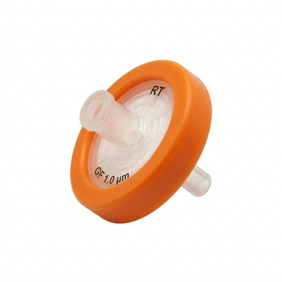 Glass Fiber, Single Layer (RT) Syringe Filter, Non-Sterile, 1.00um, 25mm, 100/unit