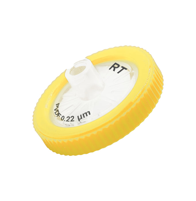 PVDF, Single Layer (RT) Non-Sterile, Syringe Filter, 0.22um, 13mm Diameter, 100/unit