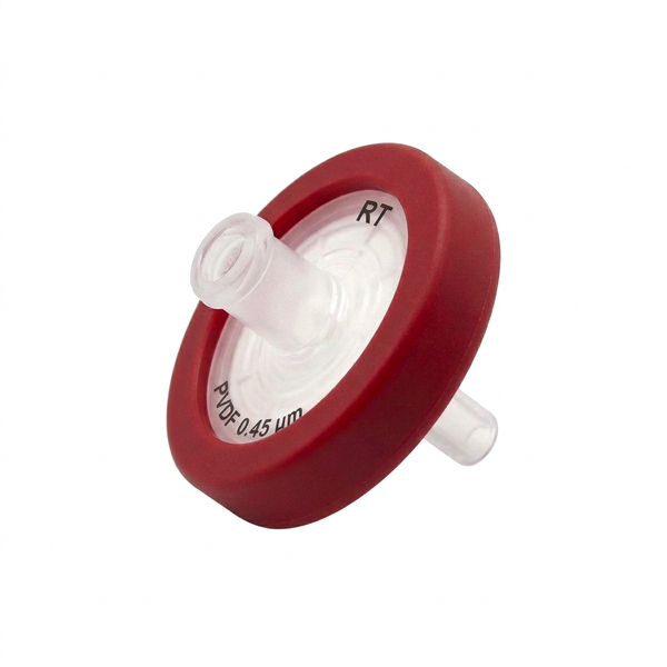 PVDF, Single Layer (RT) Syringe Filter, Non-Sterile, 0.45um, 25mm, 100/unit