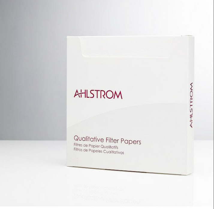 Ahlstrom Qualitative Filter Paper, Standard Grade 615, 12.5cm, 25um, 100/unit