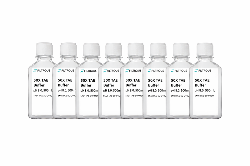 50X TAE Buffer, pH 8.0, 8 X 500mL