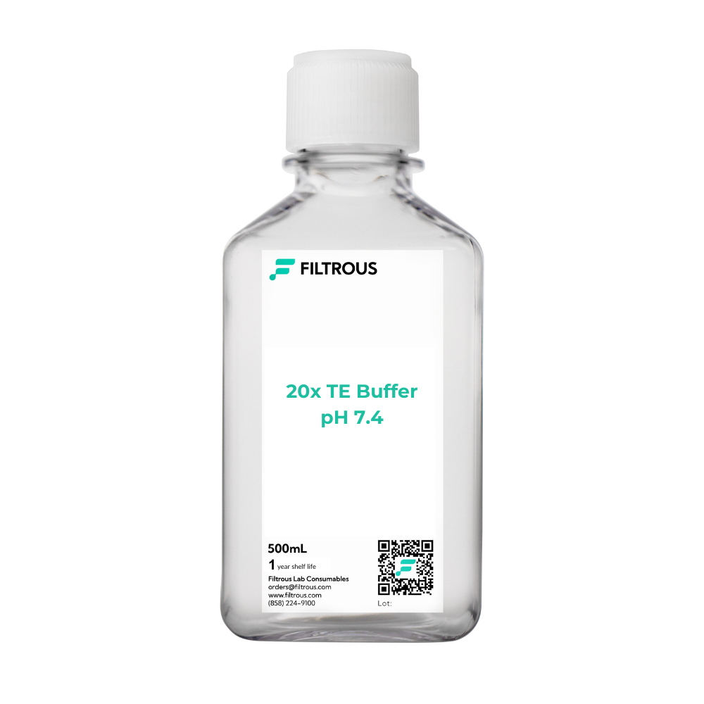 20X TE Buffer, pH 7.4 (0.5L) | High-Purity DNA & RNA Stabilization ...