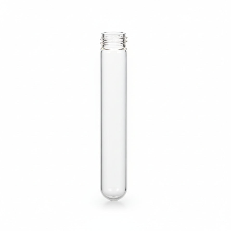 Glass Test Tube, 12.75 x 75mm, 6mL, 100/unit