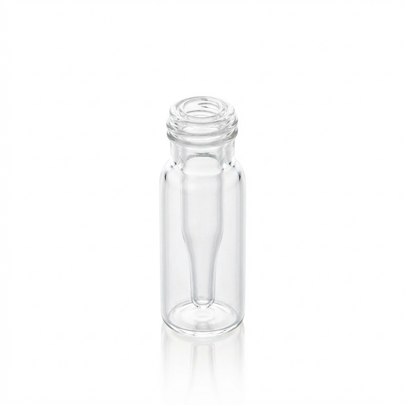 Screw Top, 9-425, Clear Insert Vials, No Patch, 0.25mL, 100/unit