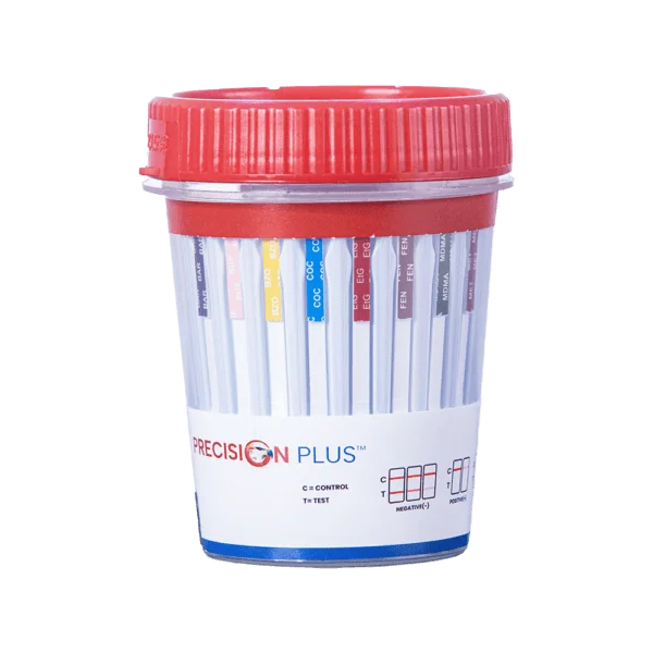 PRECISION PLUS 12 PANEL CUP w/ AD, FEN, ETG, Forensic Use Only, 25/unit