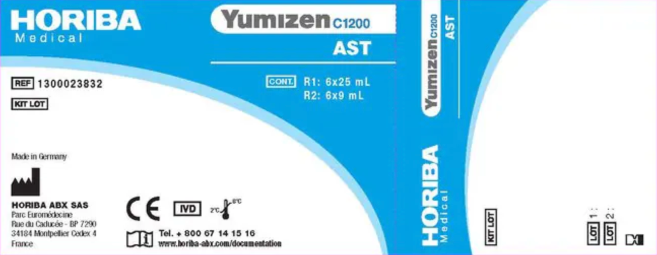 Yumizen C1200 AST, 1380 Reactions
