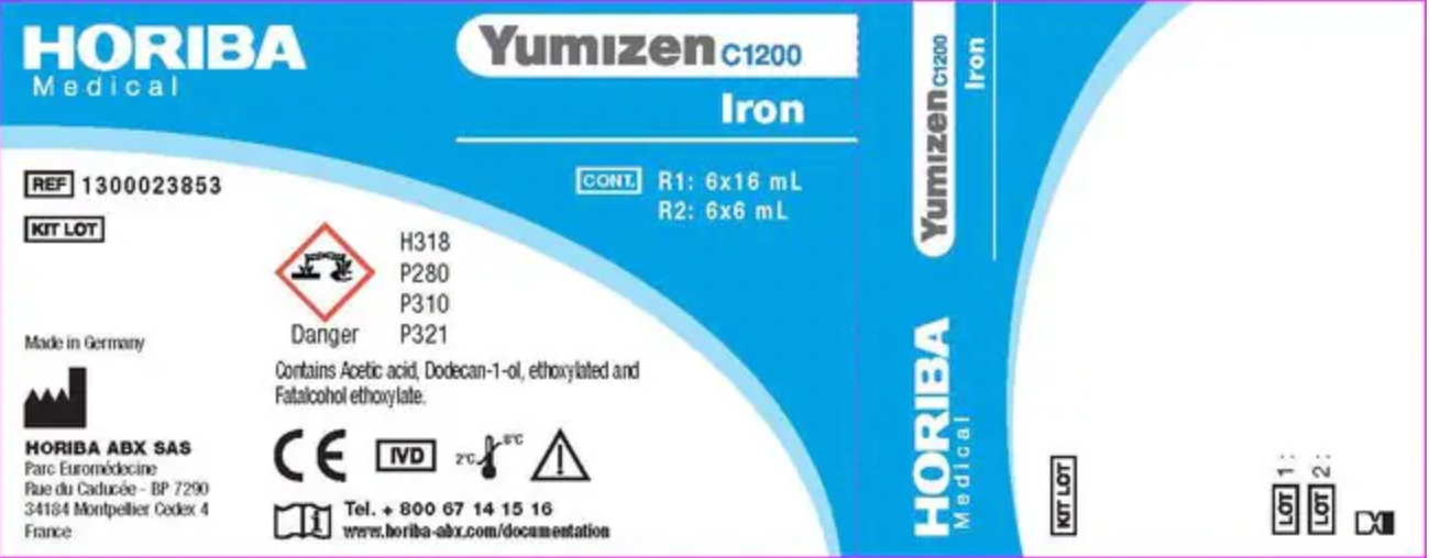 Yumizen C1200 Iron, 900 Reactions
