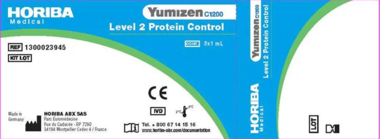 Yumizen C1200 Level 2 Protein Control