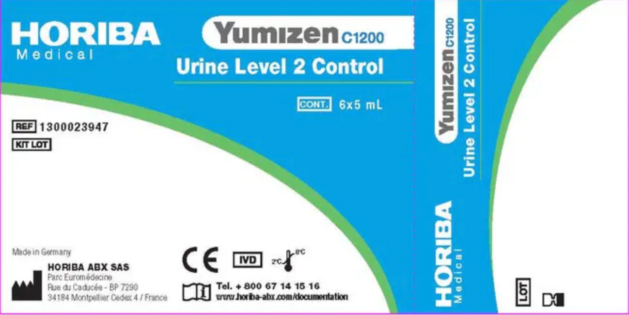 Yumizen C1200 Urine Level 2 Control