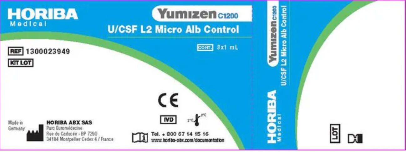 Yumizen C1200 U/CSF L2 Micro Alb Control